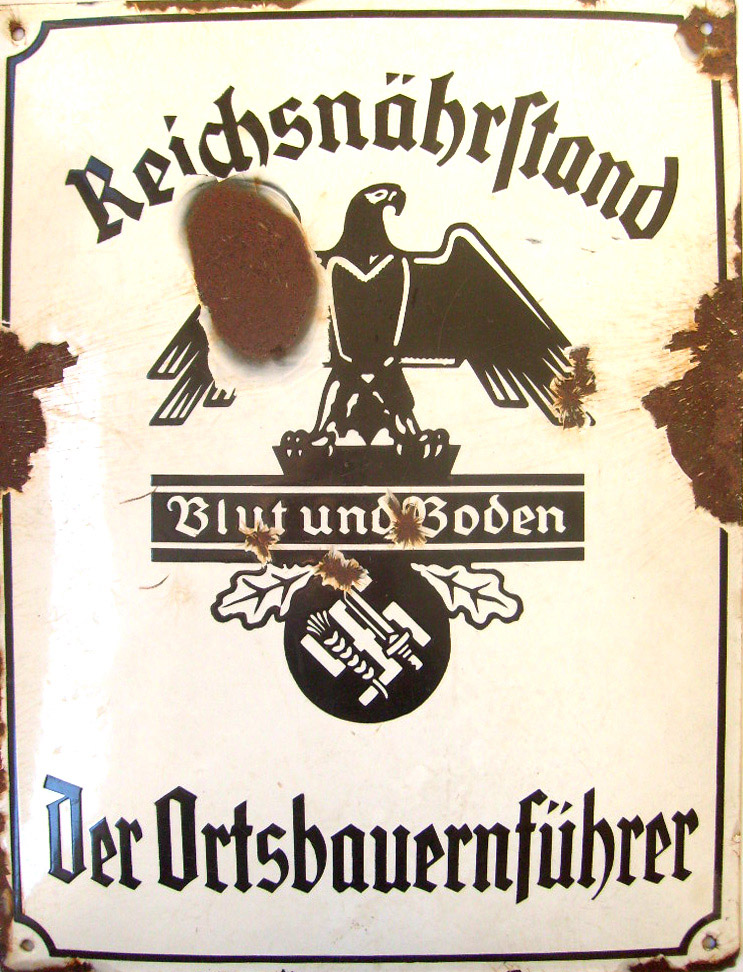 schild Der Ortsbauernführer